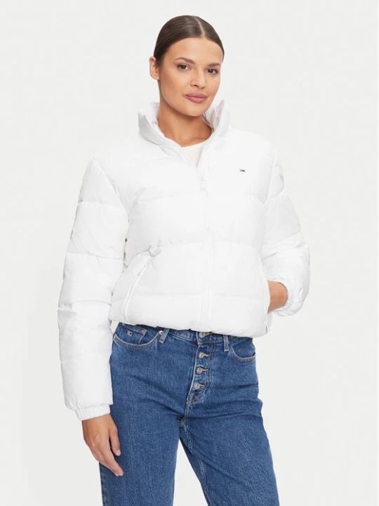 Zdjęcie produktu Tommy Jeans Kurtka zimowa Essential DW0DW18827 Biały Regular Fit