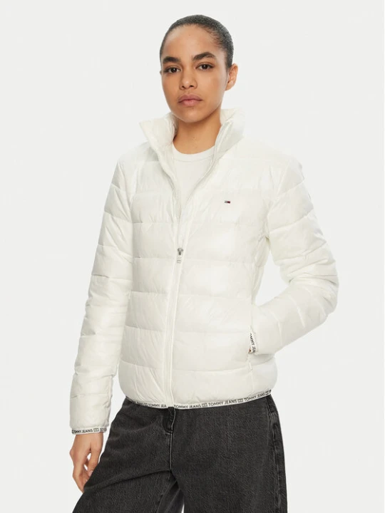 Zdjęcie produktu Tommy Jeans Kurtka zimowa Essential DW0DW19312 Écru Regular Fit Kremowy