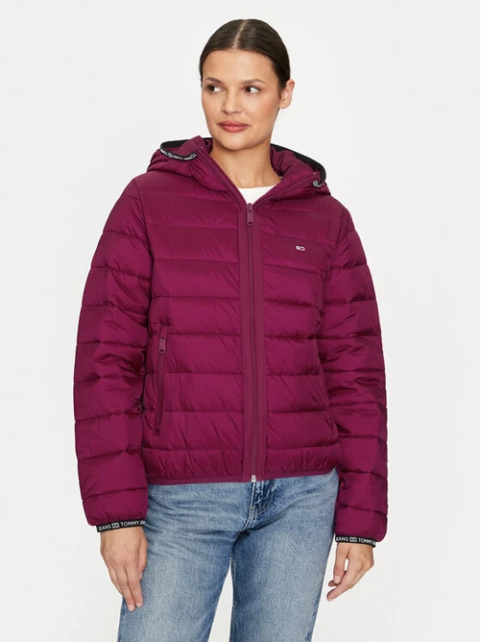 Zdjęcie produktu Tommy Jeans Kurtka zimowa Tape DW0DW18308 Czerwony Regular Fit