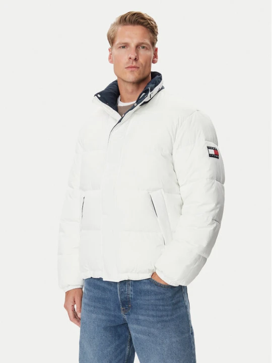 Zdjęcie produktu Tommy Jeans Kurtka zimowa Vail Flag DM0DM23728 Kremowy Regular Fit
