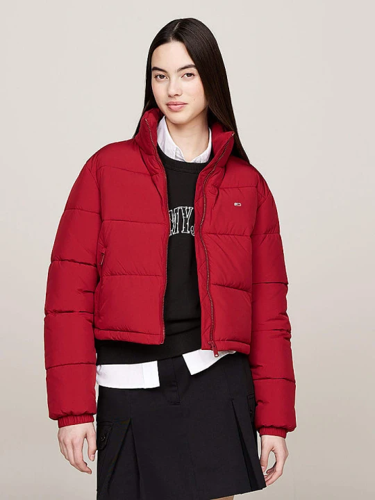 Zdjęcie produktu TOMMY JEANS Kurtka zimowa w kolorze czerwonym rozmiar: S