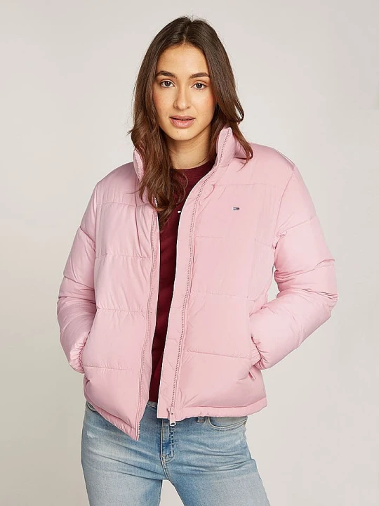 Zdjęcie produktu TOMMY JEANS Kurtka zimowa w kolorze jasnoróżowym rozmiar: M