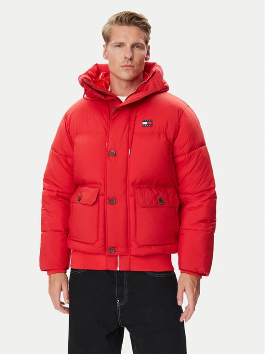 Zdjęcie produktu Tommy Jeans Kurtka zimowa Workwear DM0DM23506 Czerwony Relaxed Fit