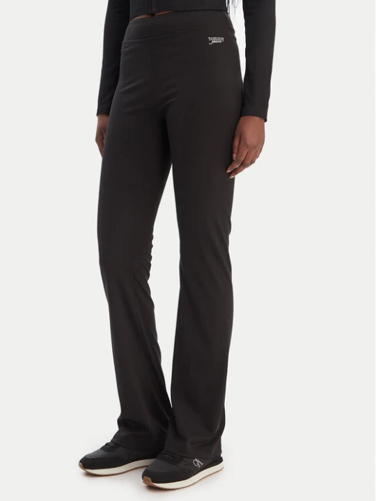 Zdjęcie produktu Tommy Jeans Legginsy Kick DW0DW22110 Czarny Flare Fit