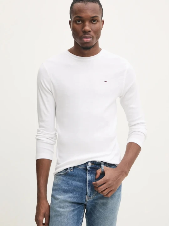 Zdjęcie produktu Tommy Jeans - Longsleeve DM0DM04409 biały