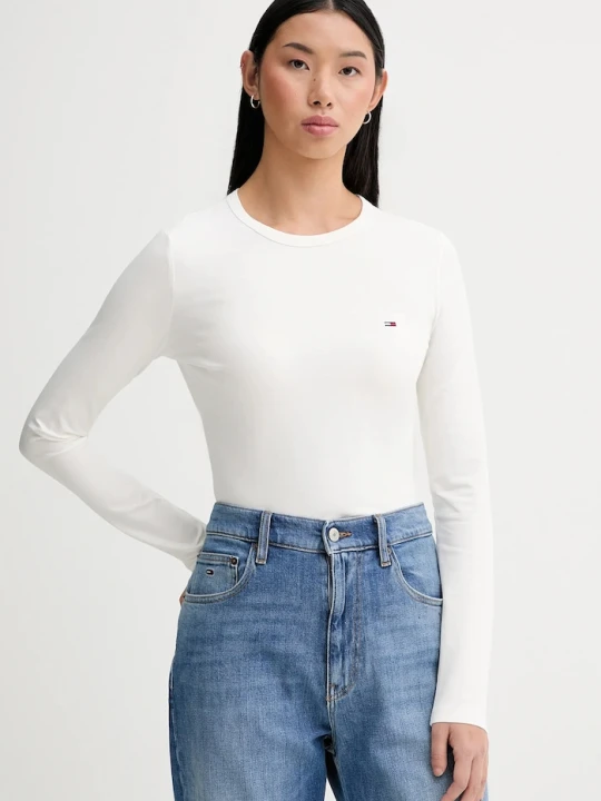 Zdjęcie produktu Tommy Jeans longsleeve beżowy