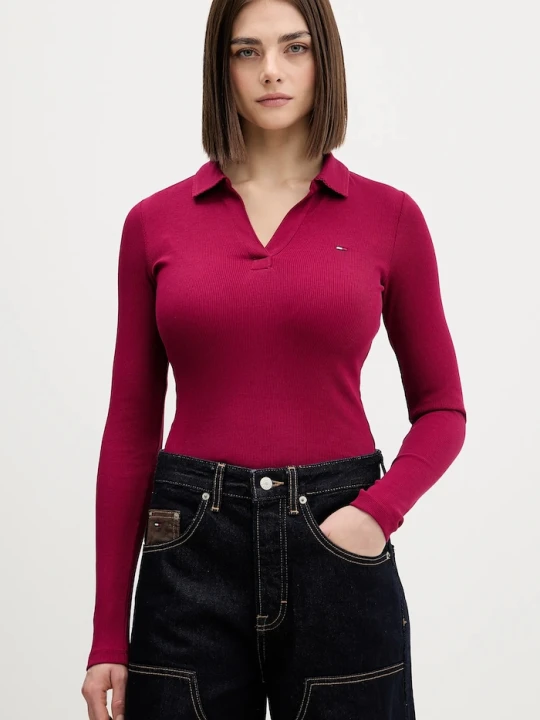 Zdjęcie produktu Tommy Jeans longsleeve bordowy