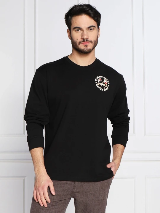 Zdjęcie produktu Tommy Jeans Longsleeve | Regular Fit czarny