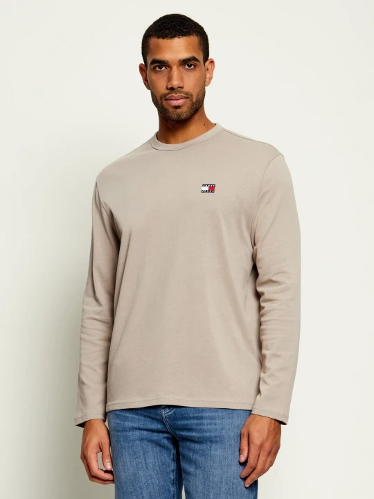 Zdjęcie produktu Tommy Jeans Longsleeve | Regular Fit beżowy