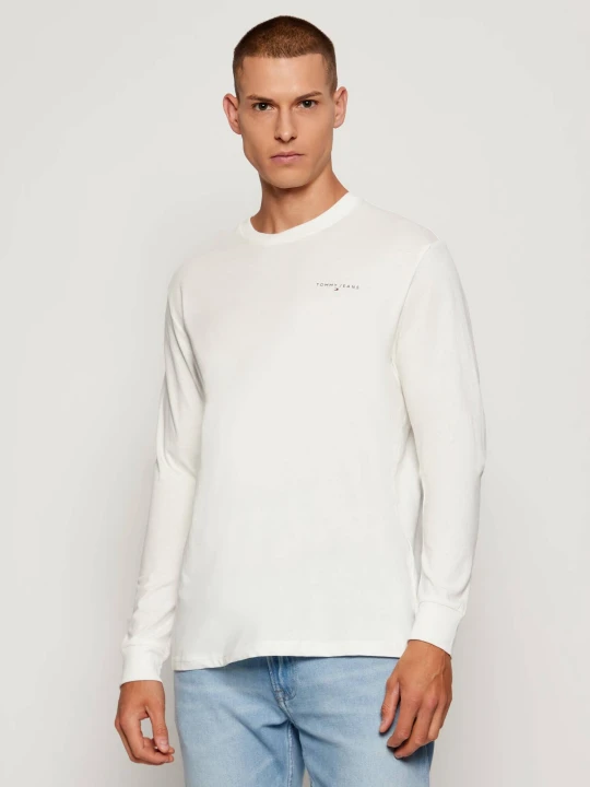 Zdjęcie produktu Tommy Jeans Longsleeve | Slim Fit ecru