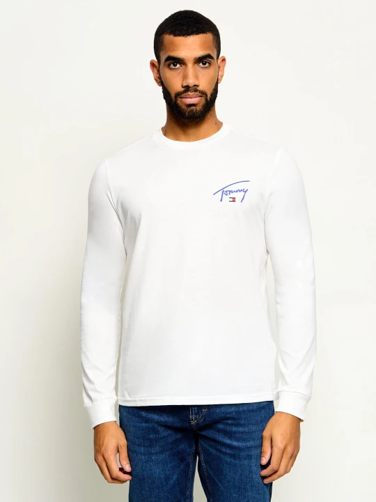 Zdjęcie produktu Tommy Jeans Longsleeve | Slim Fit biały