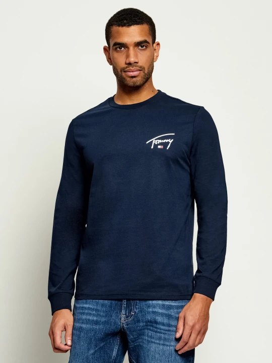 Zdjęcie produktu Tommy Jeans Longsleeve | Slim Fit granatowy