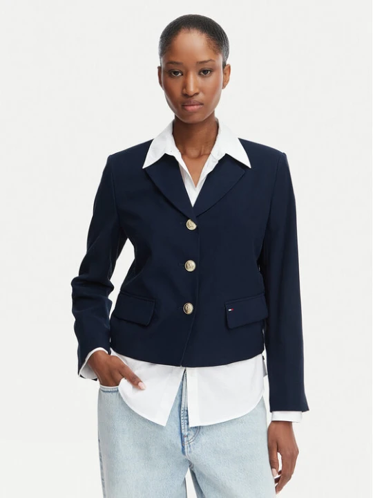 Zdjęcie produktu Tommy Jeans Marynarka DW0DW22910 Granatowy Regular Fit