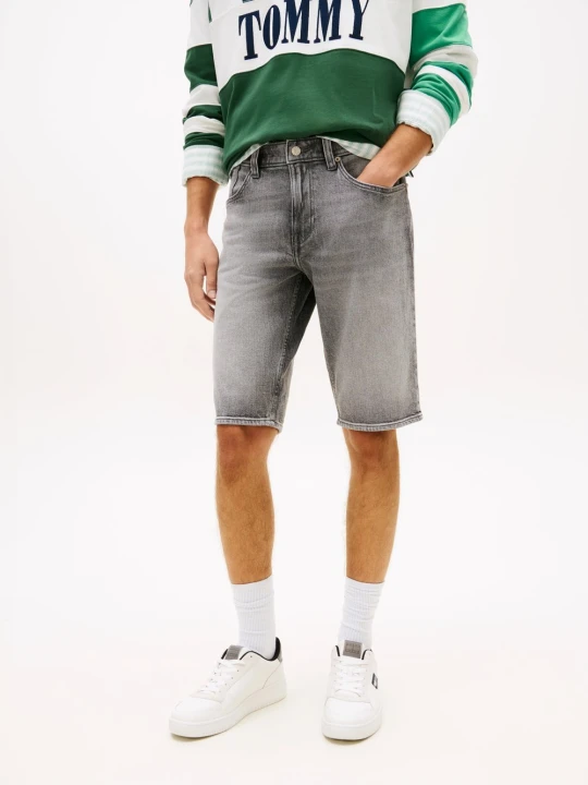 Zdjęcie produktu Tommy Jeans szorty dżinsowe - Ronnie Mężczyźni Bawełna szary