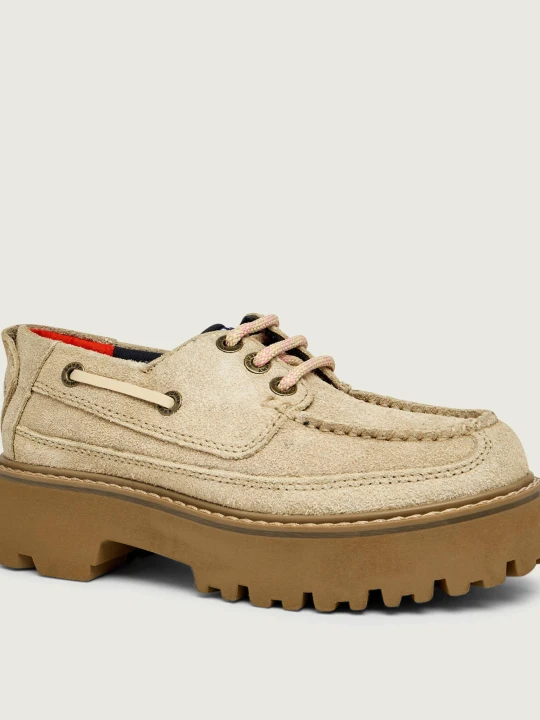 Zdjęcie produktu Tommy Jeans Mokasyny ARCHIVE ''01 | zamsz beżowy