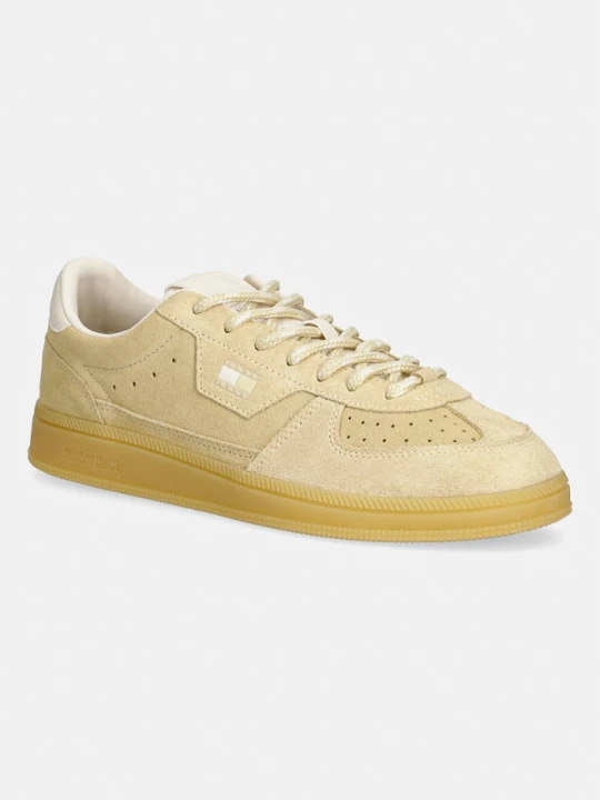 Zdjęcie produktu Tommy Jeans MU THE GREENWICH EDGE SUEDE sneakersy damskie zamszowe żółty