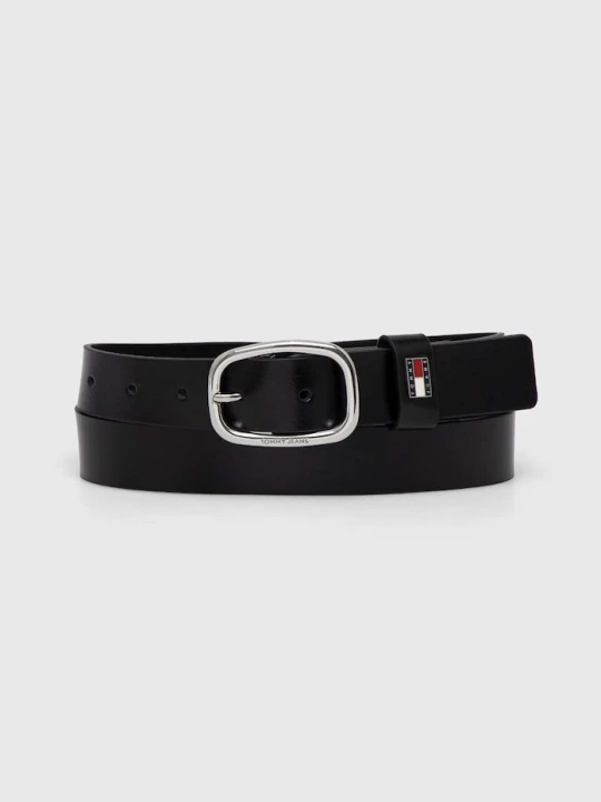 Zdjęcie produktu Tommy Jeans pasek damski skórzany czarny
