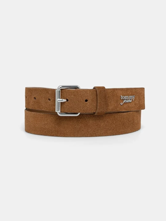 Zdjęcie produktu Tommy Jeans pasek damski zamszowy brązowy