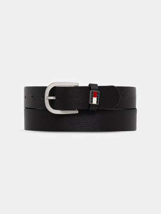 Zdjęcie produktu Tommy Jeans pasek męski skórzany czarny