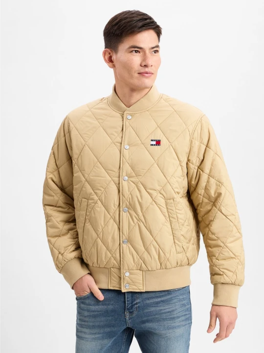 Zdjęcie produktu Tommy Jeans Pikowana kurtka Mężczyźni beżowy