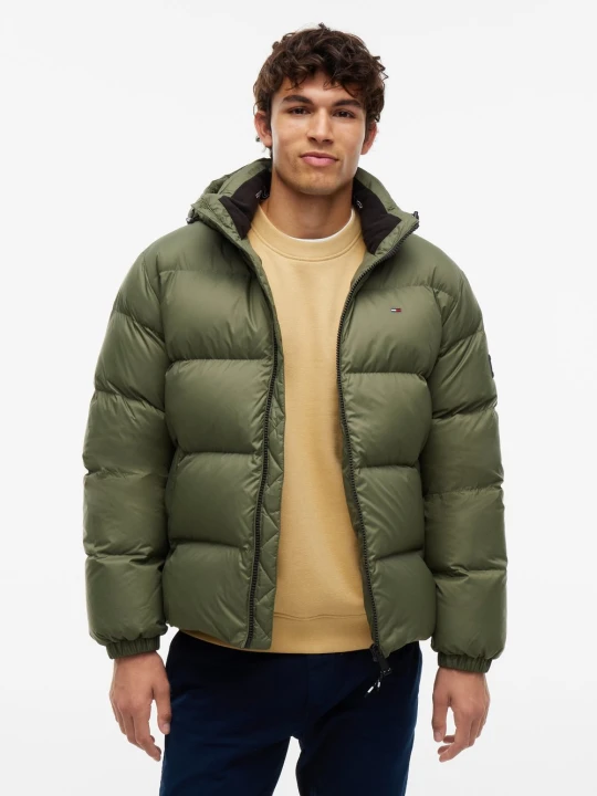 Zdjęcie produktu Tommy Jeans Pikowana kurtka Mężczyźni zielony