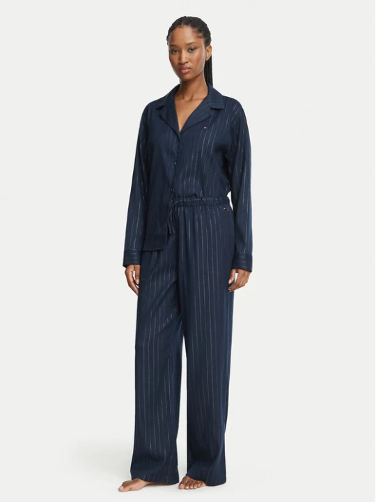 Zdjęcie produktu Tommy Jeans Piżama UW0UW06685 Granatowy Relaxed Fit