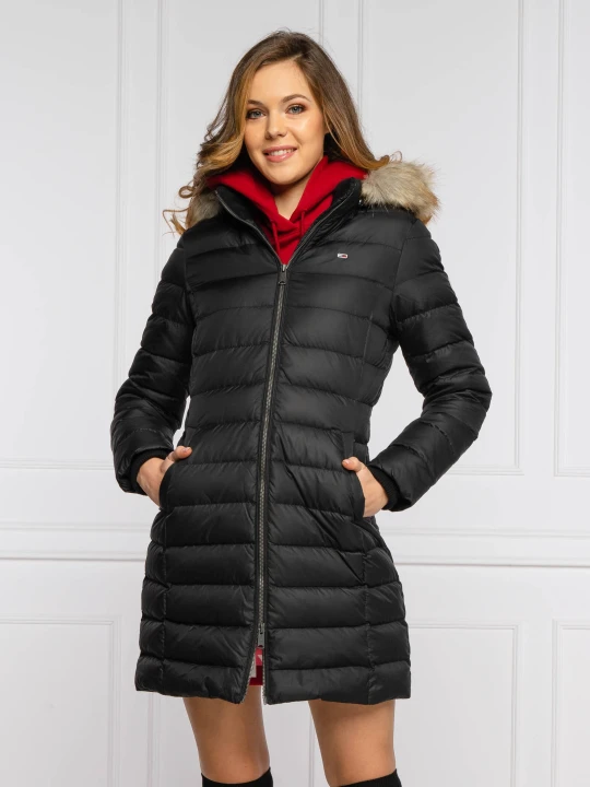 Zdjęcie produktu Tommy Jeans Płaszcz TJW ESSENTIAL czarny