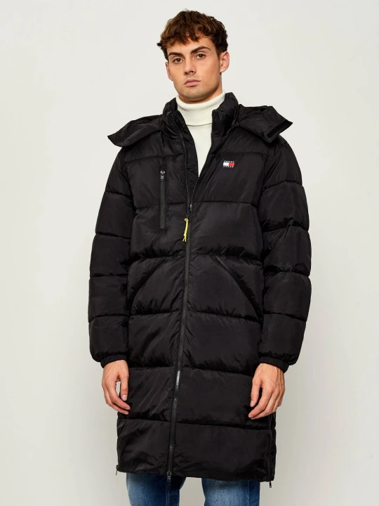 Zdjęcie produktu Tommy Jeans Płaszcz VAIL MAXI czarny