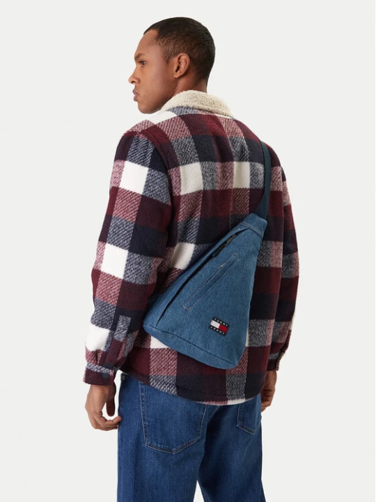 Zdjęcie produktu Tommy Jeans Plecak Tjm Utility Denim Sling Bag AM0AM14051 Niebieski