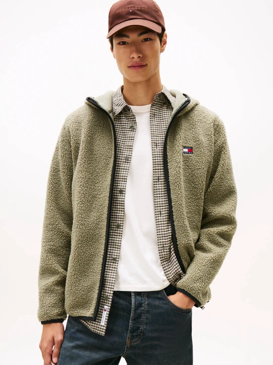 Zdjęcie produktu Tommy Jeans Polarowa bluza | Regular Fit zielony