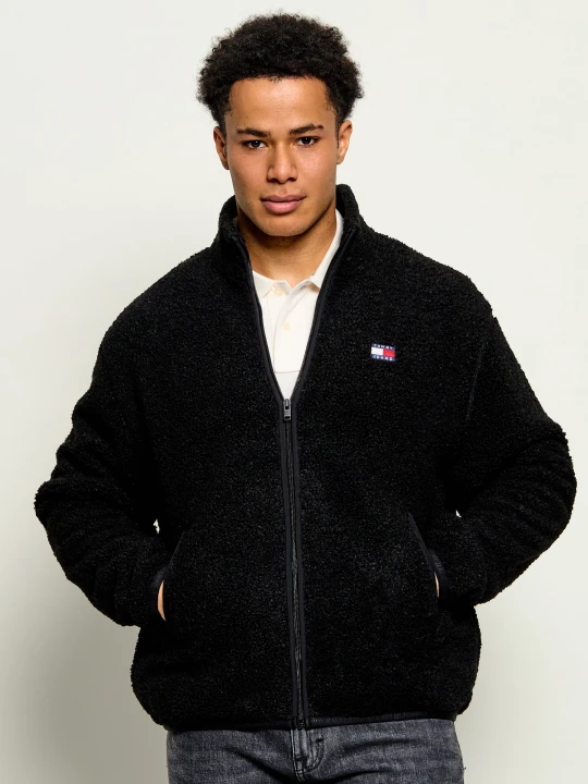 Zdjęcie produktu Tommy Jeans Polarowa bluza | Relaxed fit czarny