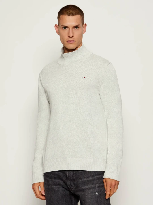 Zdjęcie produktu Tommy Jeans Półgolf | Slim Fit szary