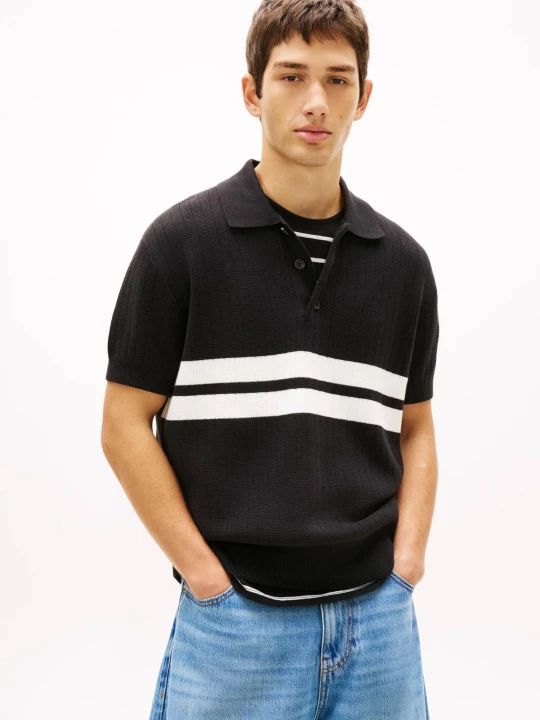 Zdjęcie produktu Tommy Jeans Polo Badge | Regular Fit czarny