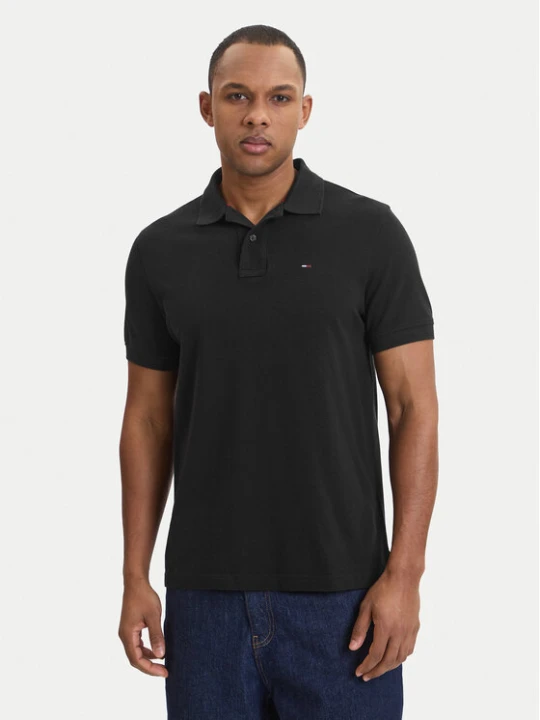 Zdjęcie produktu Tommy Jeans Polo DM0DM22711 Czarny Regular Fit
