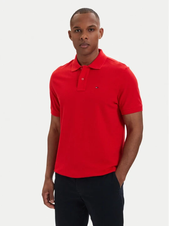 Zdjęcie produktu Tommy Jeans Polo DM0DM22711 Czerwony Regular Fit