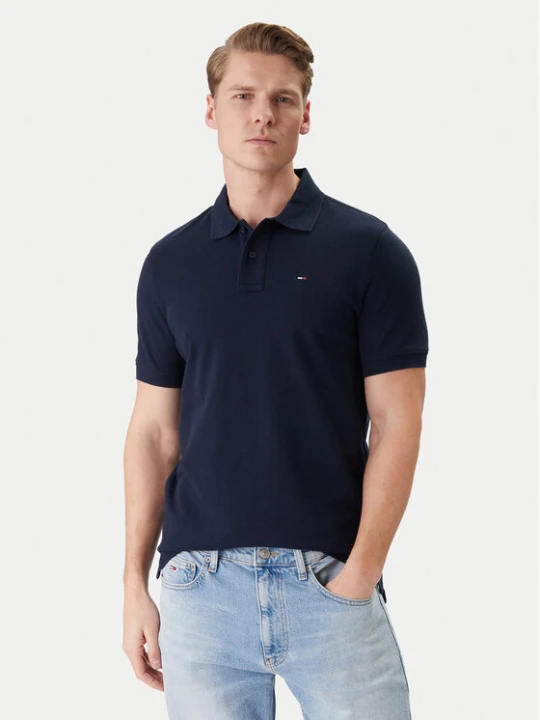Zdjęcie produktu Tommy Jeans Polo DM0DM22711 Granatowy Regular Fit