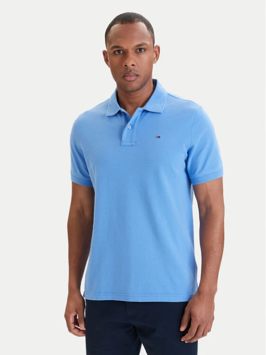 Zdjęcie produktu Tommy Jeans Polo DM0DM22711 Niebieski Regular Fit