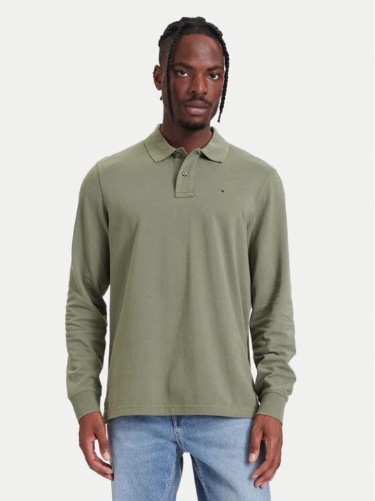 Zdjęcie produktu Tommy Jeans Polo DM0DM23630 Zielony Regular Fit