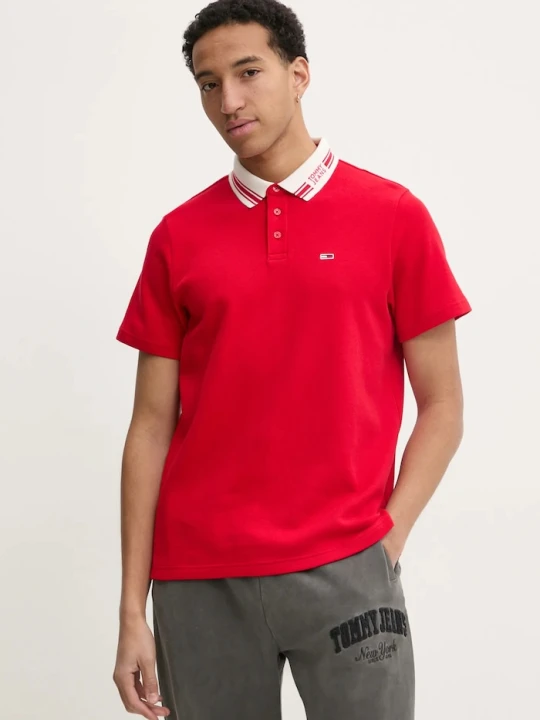 Zdjęcie produktu Tommy Jeans polo czerwony