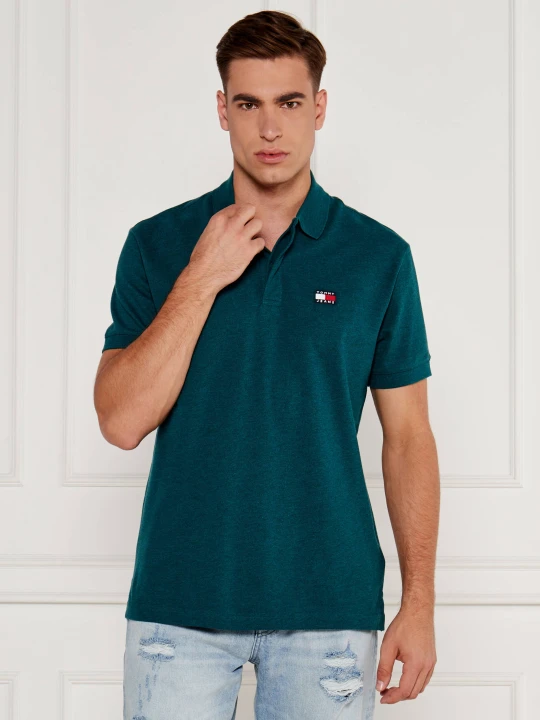 Zdjęcie produktu Tommy Jeans Polo Reg Heather | Regular Fit morski