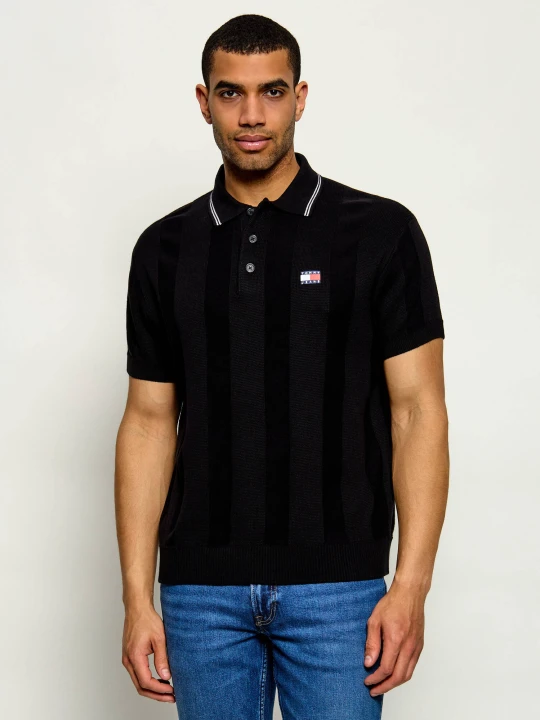 Zdjęcie produktu Tommy Jeans Polo | Regular Fit czarny