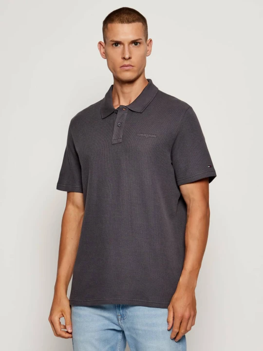 Zdjęcie produktu Tommy Jeans Polo | Regular Fit grafitowy