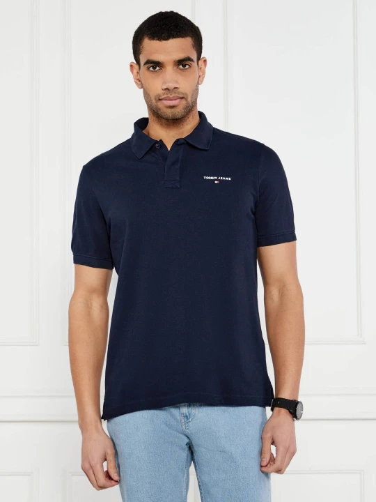 Zdjęcie produktu Tommy Jeans Polo | Regular Fit granatowy