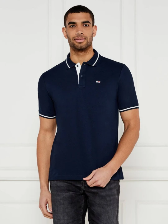Zdjęcie produktu Tommy Jeans Polo | Regular Fit granatowy