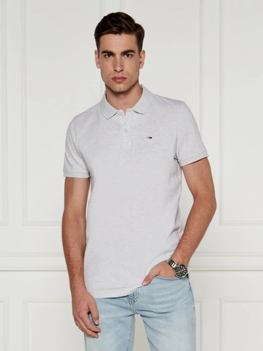 Zdjęcie produktu Tommy Jeans Polo | Regular Fit szary