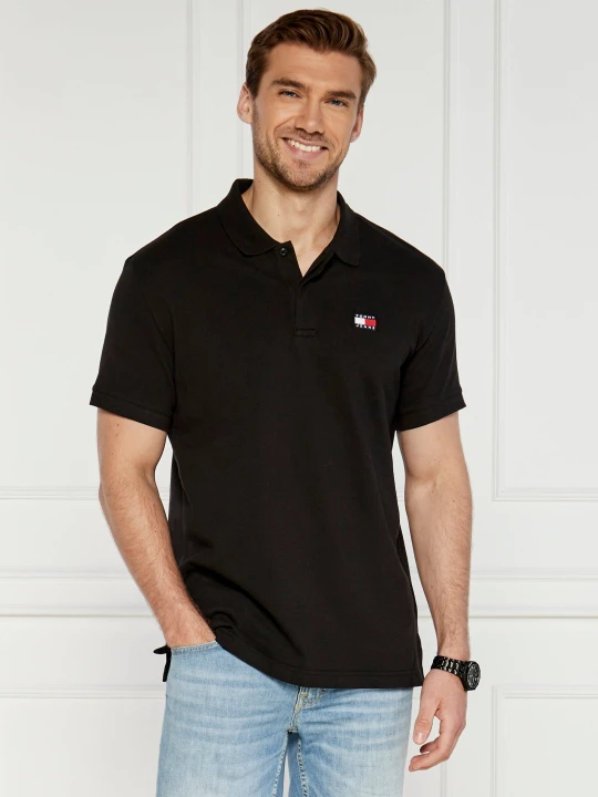 Zdjęcie produktu Tommy Jeans Polo | Regular Fit czarny