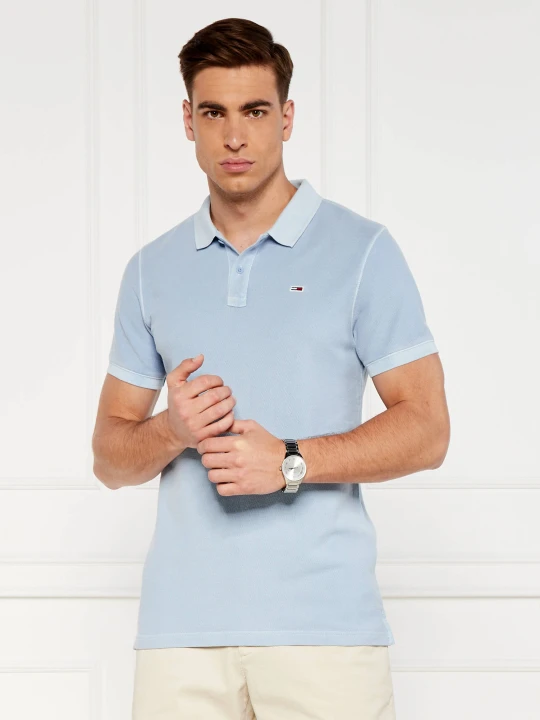Zdjęcie produktu Tommy Jeans Polo | Regular Fit błękitny
