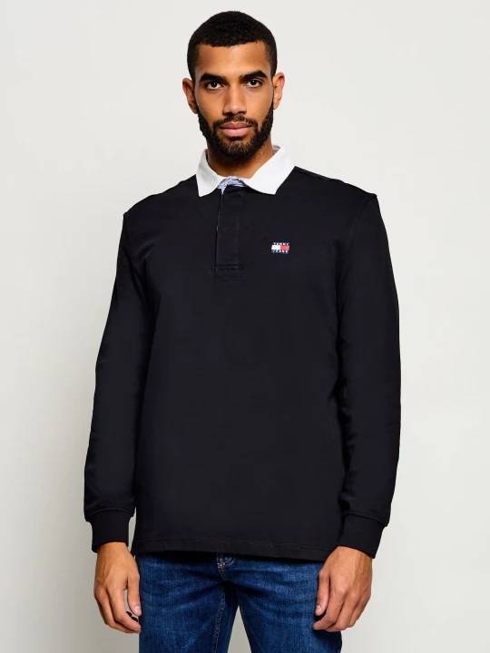 Zdjęcie produktu Tommy Jeans Polo | Relaxed fit czarny