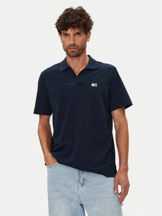 Zdjęcie produktu Tommy Jeans Polo Skipper DM0DM21657 Granatowy Regular Fit
