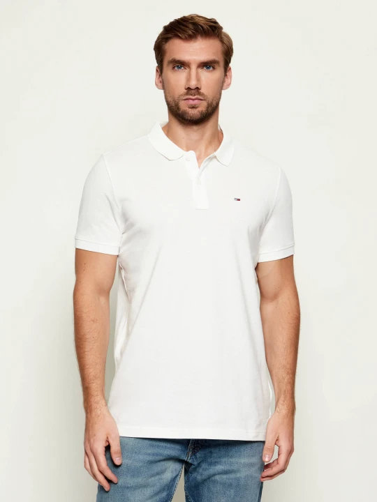 Zdjęcie produktu Tommy Jeans Polo | Slim Fit biały